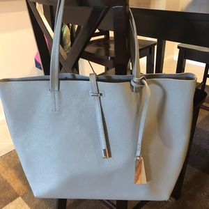 Vince Camuto gray Leila tote